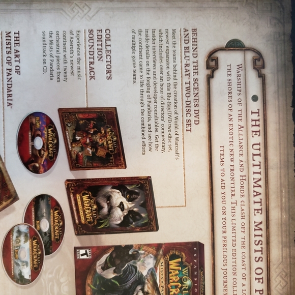 World of Warcraft mists of pandaria collectors - Picture 8 of 16